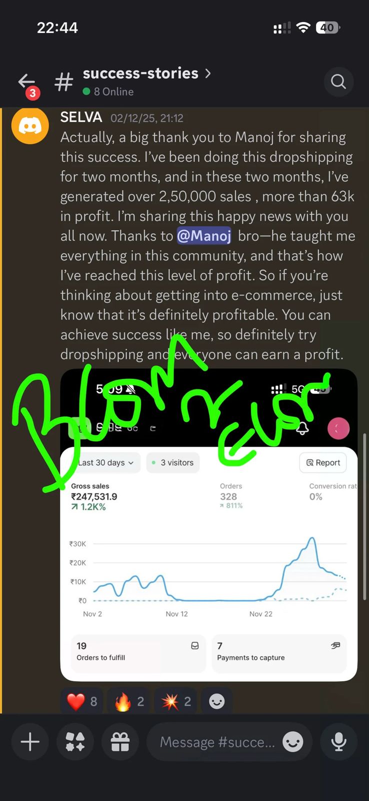 Student success story