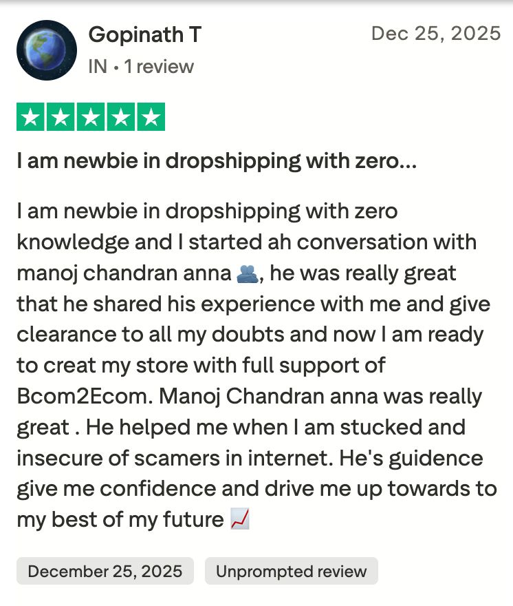 Student success story