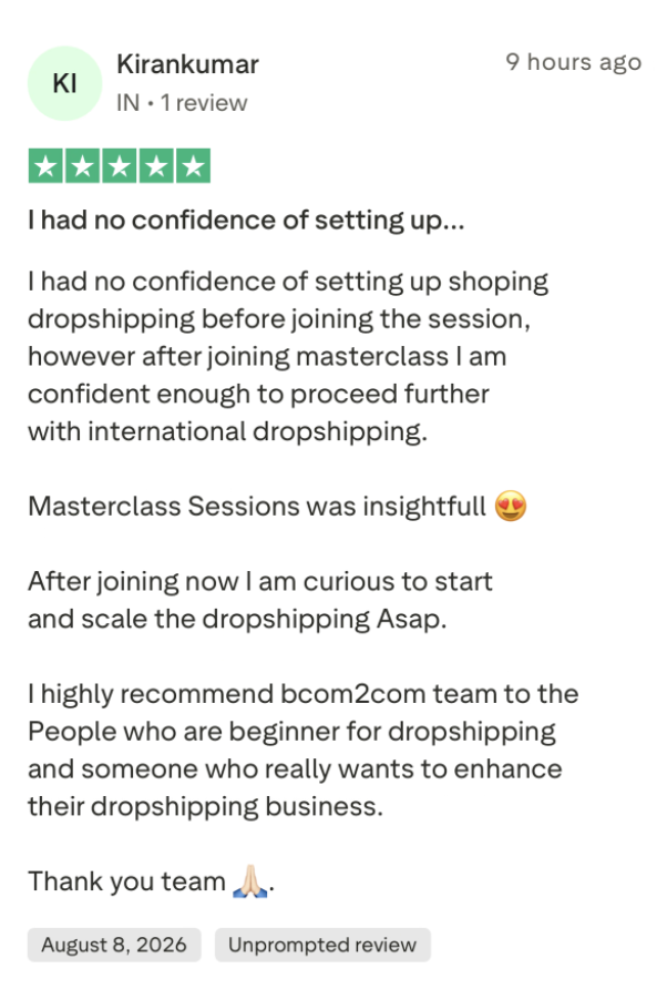 Student success story